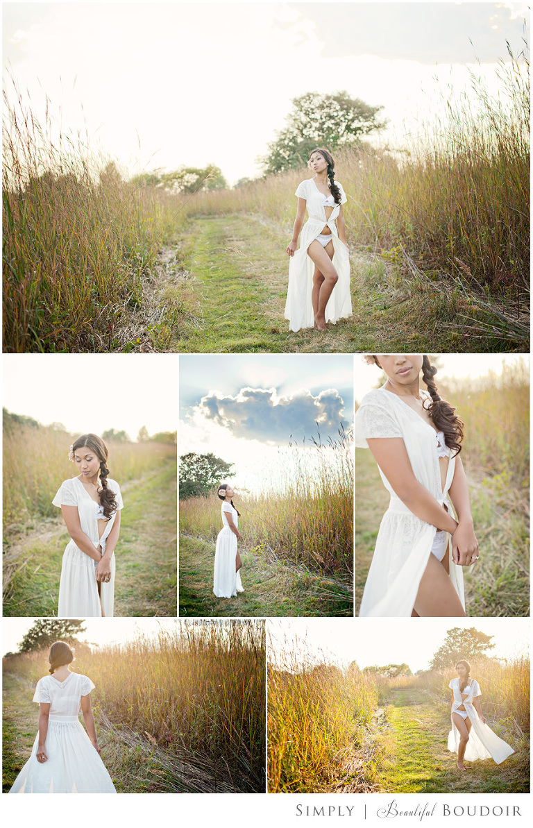 Philadelphia Boudoir Photographer_Lingerie_Simply Beautiful Boudoir_Outdoor Boudoir_Vintage Robe_Backlight