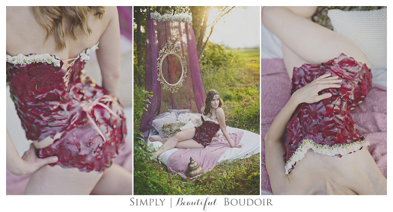 Simply Beautiful Boudoir_Floral Designs by Jessi_Corset Shoot